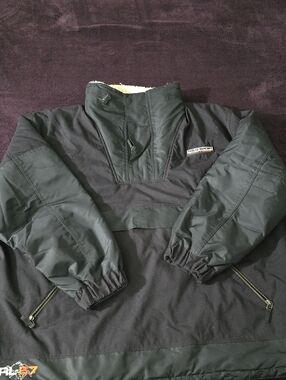 Polo by Ralph Lauren Black Sherpa-Lined Snowboarding Jacket